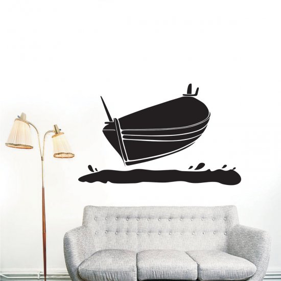 Αυτοκόλλητο Τοίχου - Βάρκα