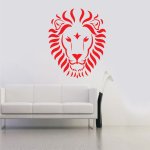 Αυτοκόλλητο Τοίχου - Λιοντάρι 2
