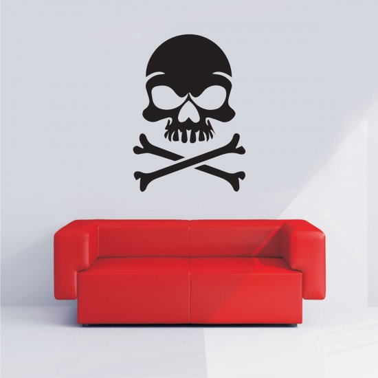 Αυτοκόλλητο Τοίχου - Pirate skull