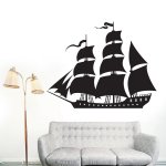 Αυτοκόλλητο Τοίχου - Ιστιοφόρο 2