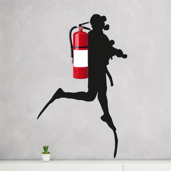 Αυτοκόλλητο Τοίχου - Δύτης Αυτοκόλλητο Τοίχου - Δύτης