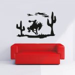 Αυτοκόλλητο τοίχου - Cowboy