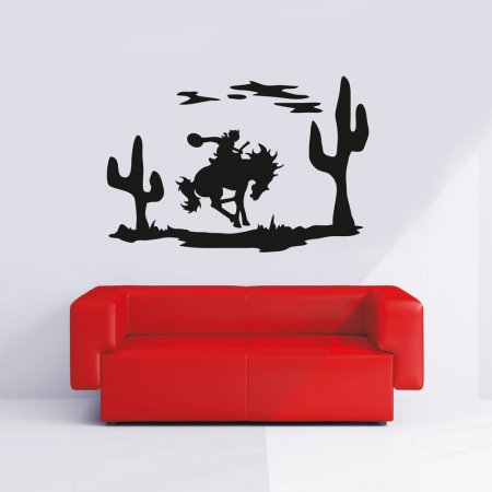 Αυτοκόλλητο τοίχου - Cowboy