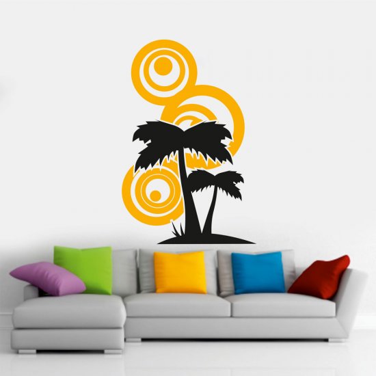 Αυτοκόλλητο Τοίχου - Φοίνικες Αυτοκόλλητο Τοίχου - Φοίνικες