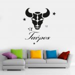 Αυτοκόλλητο Τοίχου - Ταύρος ζώδιο