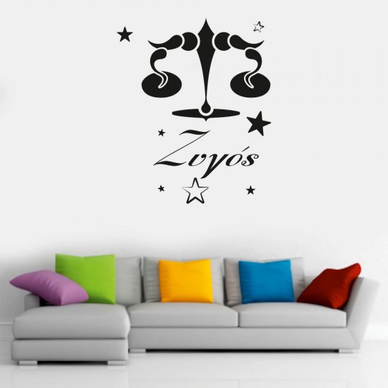 Αυτοκόλλητο Τοίχου - Ζυγός ζώδιο Αυτοκόλλητο Τοίχου - Ζυγός ζώδιο