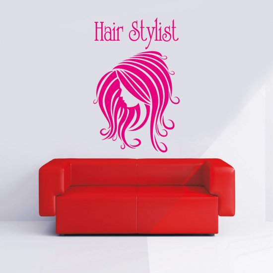 Αυτοκόλλητο Τοίχου - Κομμώσεις 3