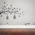 Αυτοκόλλητο Τοίχου - Πουλιά και Κλαδιά 01