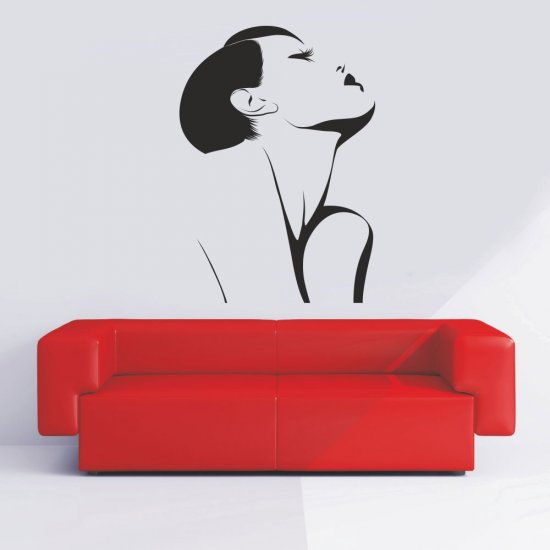 Αυτοκόλλητο Τοίχου - Γυναίκα 6