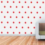 Mini Set Αυτοκόλλητα Τοίχου - Μήλα