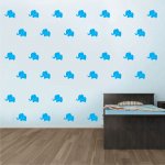 Mini Set Αυτοκόλλητα Τοίχου - Ελεφαντάκια