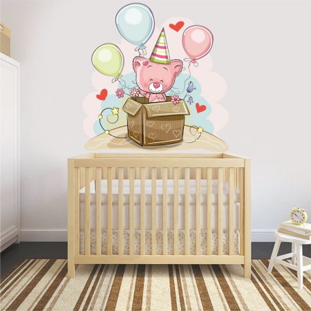 Αυτοκόλλητο τοίχου - Αρκουδάκι