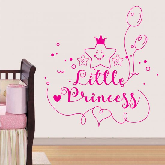 Αυτοκόλλητο Τοίχου Παιδικό - Little Princess Αυτοκόλλητο Τοίχου Παιδικό - Little Princess