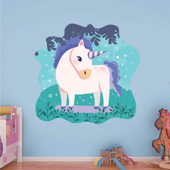 Παιδικό Αυτοκόλλητο Τοίχου - Μονόκερος Παιδικό Αυτοκόλλητο Τοίχου - Μονόκερος