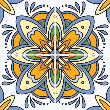 Αυτοκόλλητο Πλακάκι - Vintage 16 (Ελάχιστη ποσότητα 5 τεμάχια)