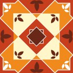 Αυτοκόλλητο Πλακάκι - Vintage 62 (Ελάχιστη ποσότητα 5 τεμαχία)