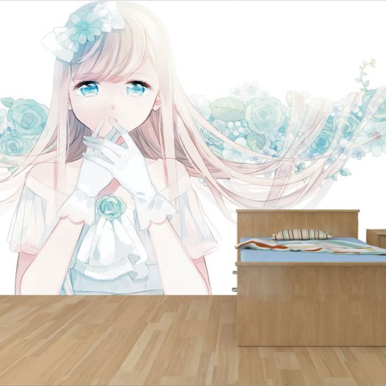 Αυτοκόλλητη Ταπετσαρία - Anime Girl