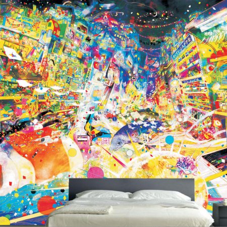 Αυτοκόλλητη Ταπετσαρία - Dizzy wall