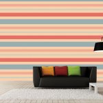 Αυτοκόλλητη Ταπετσαρία - Vintage Stripes