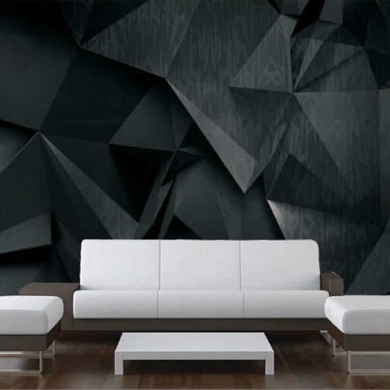 Αυτοκόλλητη Ταπετσαρία - Charcoal shapes