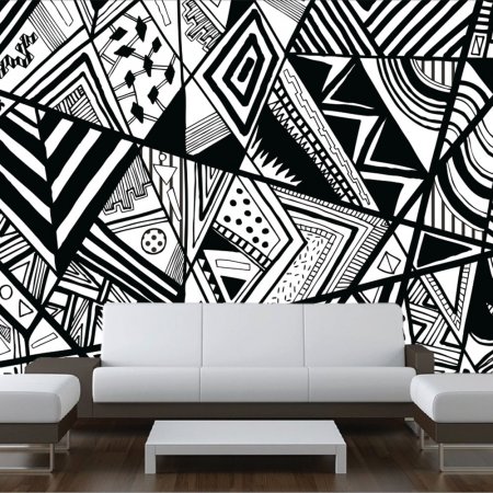 Αυτοκόλλητη Ταπετσαρία - Black and white
