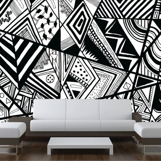 Αυτοκόλλητη Ταπετσαρία - Black and white