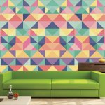 Αυτοκόλλητη Ταπετσαρία - Triangles