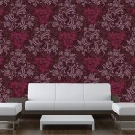 Αυτοκόλλητη Ταπετσαρία - Retro flowers