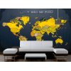 Αυτοκόλλητη Ταπετσαρία - Παγκόσμιος Χάρτης