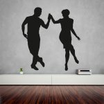 Αυτοκόλλητο τοίχου - Χορευτές 2