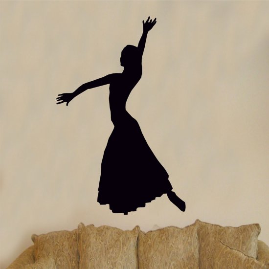 Αυτοκόλλητο τοίχου - Χορεύτρια Αυτοκόλλητο τοίχου - Χορεύτρια