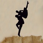 Αυτοκόλλητο τοίχου - Χορευτές 4