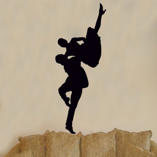 Αυτοκόλλητο τοίχου - Χορευτές 4 Αυτοκόλλητο τοίχου - Χορευτές 4