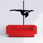 Αυτοκόλλητο τοίχου - Pole dancing 3