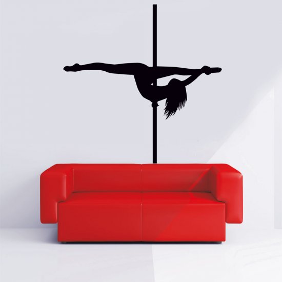 Αυτοκόλλητο τοίχου - Pole dancing 3 Αυτοκόλλητο τοίχου - Pole dancing 3