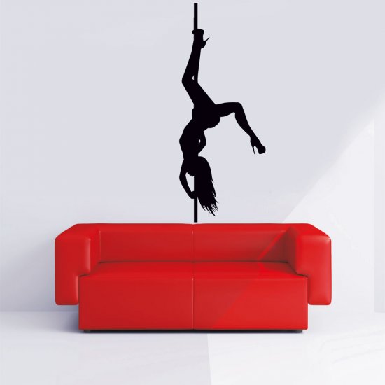 Αυτοκόλλητο τοίχου - Pole dancing 4 Αυτοκόλλητο τοίχου - Pole dancing 4
