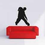 Αυτοκόλλητο τοίχου - Χορευτής Hip - Hop