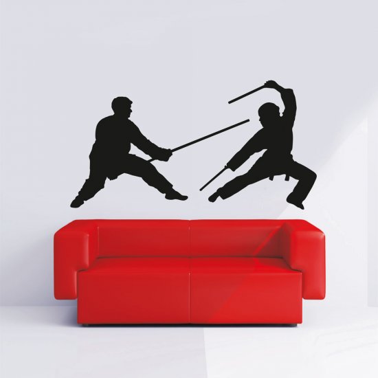 Αυτοκόλλητο τοίχου - Πολεμικές Τέχνες Αυτοκόλλητο τοίχου - Πολεμικές Τέχνες