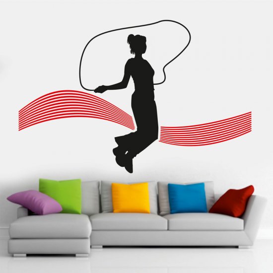 Αυτοκόλλητο τοίχου - Σκοινάκι