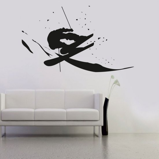 Αυτοκόλλητο τοίχου - Σκι