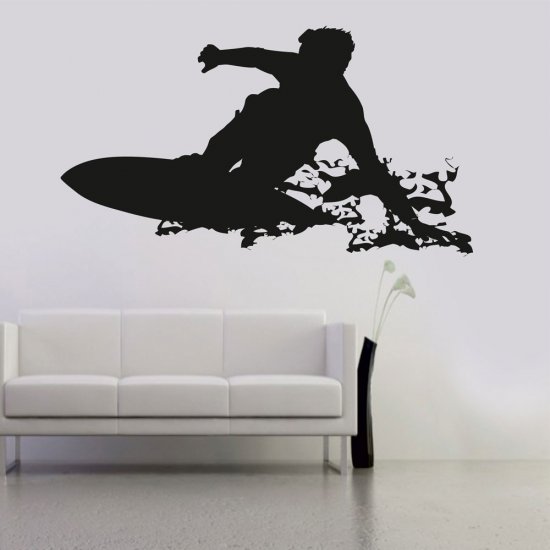 Αυτοκόλλητο τοίχου - Surfing Αυτοκόλλητο τοίχου - Surfing