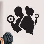 Αυτοκόλλητο τοίχου - Fitness