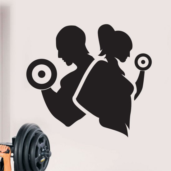 Αυτοκόλλητο τοίχου - Fitness Αυτοκόλλητο τοίχου - Fitness