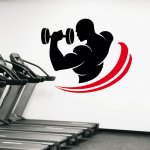 Αυτοκόλλητο τοίχου - Fitness 3