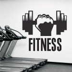 Αυτοκόλλητο τοίχου - Fitness 4