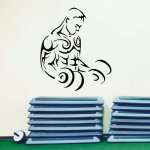 Αυτοκόλλητο τοίχου - Fitness 7