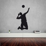 Αυτοκόλλητο τοίχου - Volleyball 01