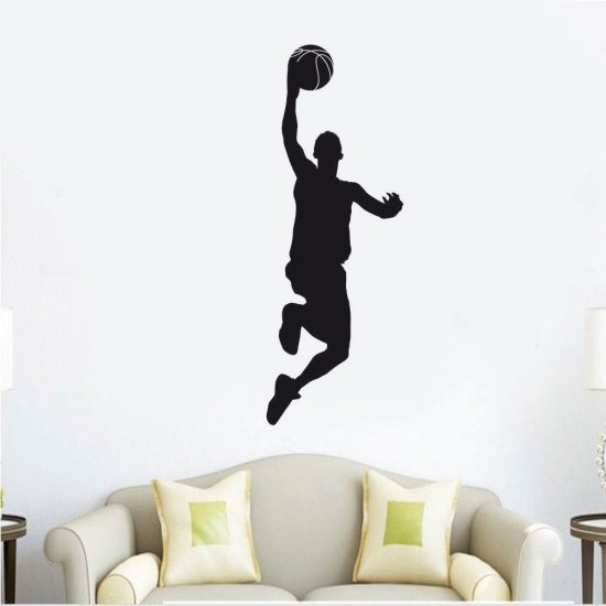 Αυτοκόλλητο τοίχου - Basketball 02 Αυτοκόλλητο τοίχου - Basketball 02