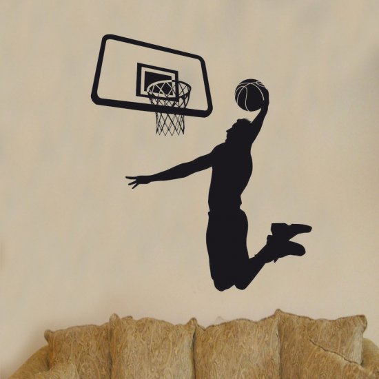 Αυτοκόλλητο τοίχου - Basketball 03 Αυτοκόλλητο τοίχου - Basketball 03