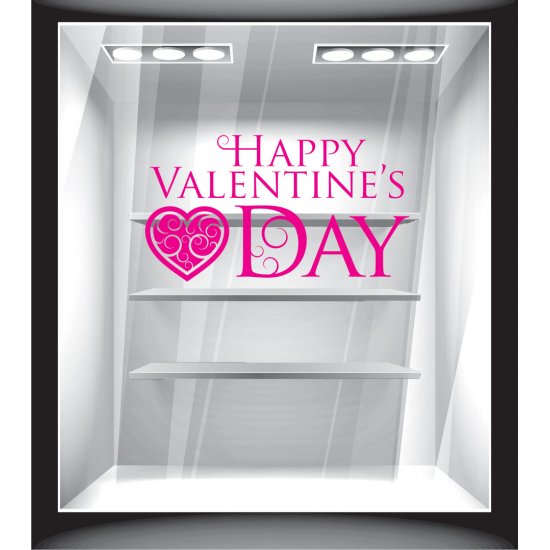 Αυτοκόλλητο Αγίου Βαλεντίνου - Βαλεντίνος - Happy Valentine's day 2